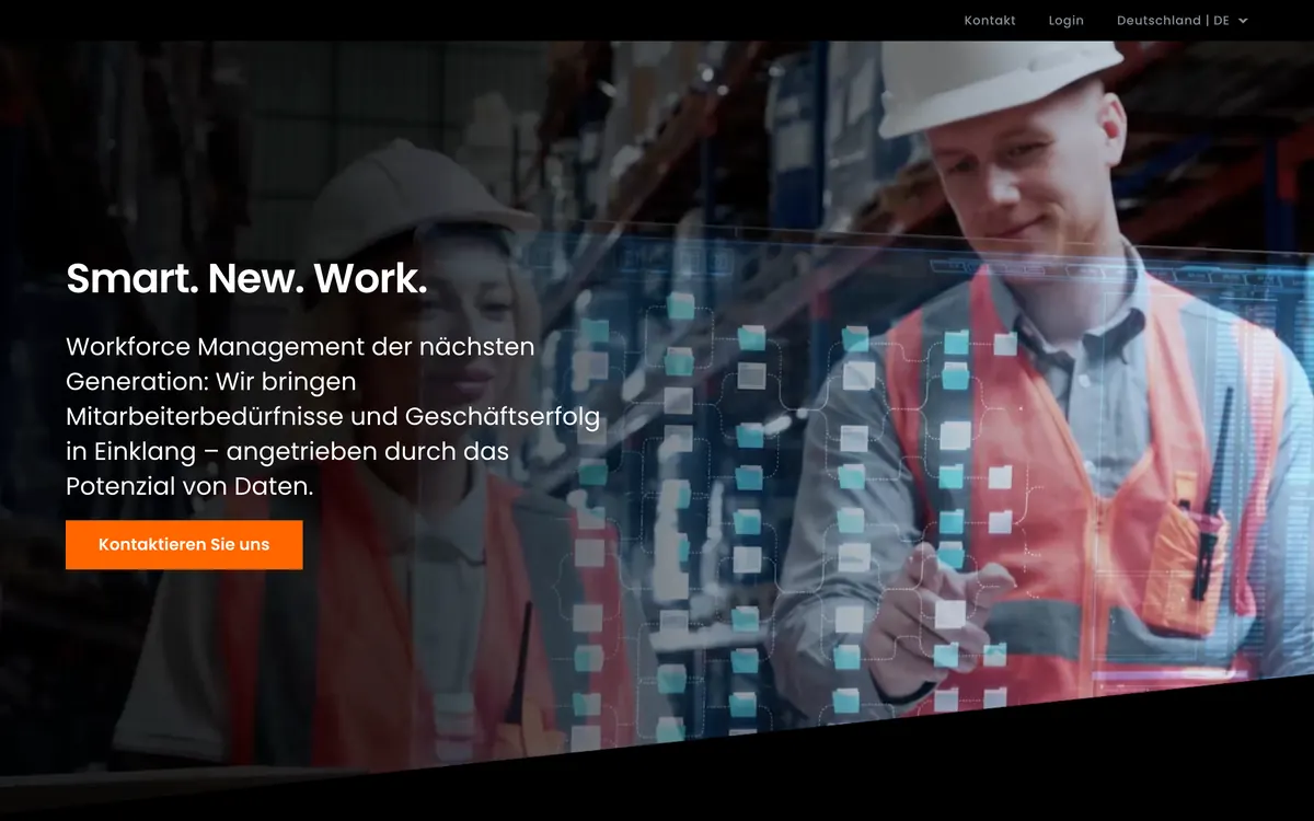 Screenshot der Startseite von atoss.com, aufgenommen im August 2026